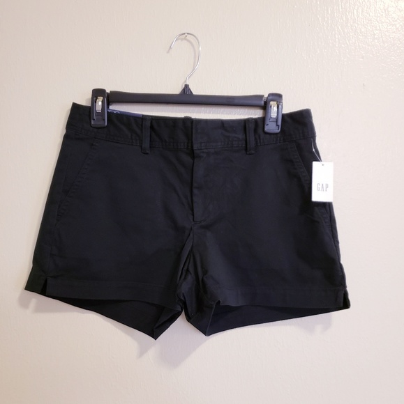 GAP Shorts Gap City Short Black 3 Mid Rise Stretch Shorts Poshmark